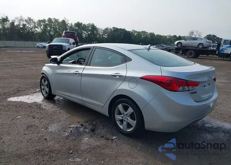 2013 Hyundai Elantra Gls из США, поврежденный, VIN KMHDH4AE8DU884419